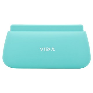 VIIDA Chubby 防水收納袋 (L) 食品級矽膠 防油, 湖水綠, 1個