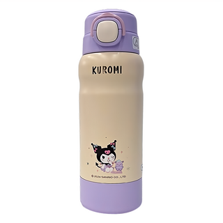 BEDDYBEAR 杯具熊 分倉彈跳保溫杯, 頑皮酷洛米 紫色, 530ml, 1個