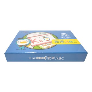PUKU 藍色企鵝 歡樂ABC桌遊學習卡 適合3歲以上, 混合顏色, 1盒