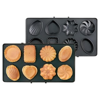 MATURE 美萃 燒菓子烤盤 雙盤熱壓三明治機專用 CY-1623-1-E, 1組