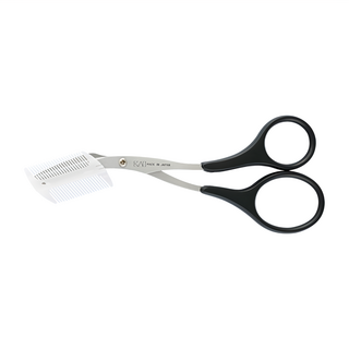 KAI 貝印 眉毛剪附梳 2用，右手專用，尺寸14X8X2公分，重量22克, HC-3025, 1個