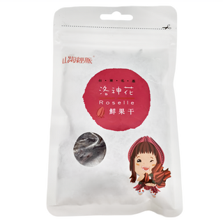 山海經脈 洛神花鮮果干 台東名產, 80g, 2包