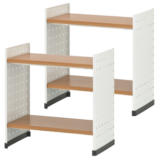 ikloo 宜酷屋 貴族風延伸式組合書櫃 雜誌版 42.5 x 24.5 x 43.5cm, 白色, 2個