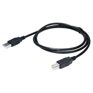超強效抗干擾 Cable USB A公-B公 H-USB-ABPP01 100cm 黑色 傳輸線, 1條