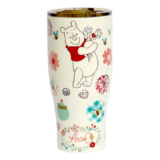 Disney 迪士尼 304不鏽鋼真空酷樂杯 DS-7908WNY, 維尼黃, 900ml, 1個