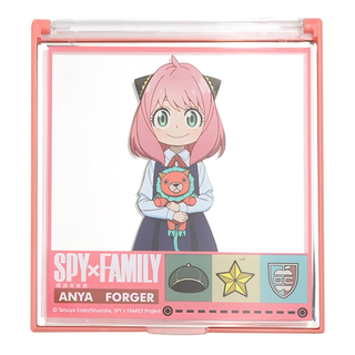 收納王妃 方鏡（中）間諜家家酒 Set 2個, 7.9x10.5x0.5cm, 台灣製