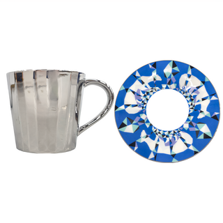 Luycho 鏡面倒影動物圖案咖啡杯 - 北極熊, 杯盤組, 1組