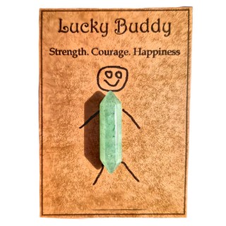 上手家居 幸運原礦水晶柱 綠東陵, 帶來好運與希望, 1個