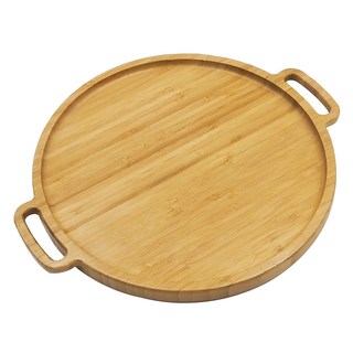 恒昌餐具生活館 雅竹把手竹盤, 橢圓(24.5 x 15.5 x 1.9cm), 1個