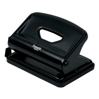 Tomato 雙孔打孔機, 金屬材質, 堅固耐用, 打孔能力75g紙, 16張, 黑色, 1個