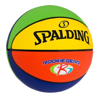 SPALDING 斯伯丁 新人系列 室外橡膠籃球, SPA84395, #5, 1個