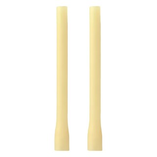 YCCT 積木矽膠吸管 檸檬黃 可自由組裝 百搭飲料杯高度, 2個, 1組