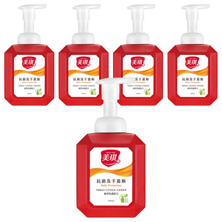 美琪 抗菌洗手慕斯, 500ml, 5瓶