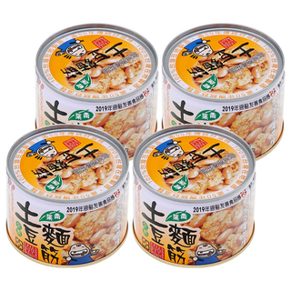 青葉 土豆麵筋 特選台灣在地原生土豆搭配超Q彈麵筋, 170g, 4罐