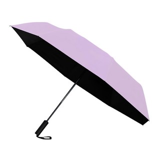 雙龍牌 TWINS冰風自動開收三折傘 晴雨兩用 速乾傘布 黑膠傘布, 薰衣紫
