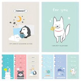 Young Art 國小1-2年級無主題17行筆記本, 20入, 顏色隨機