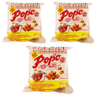 popo寶寶 甜辣魚風味豆餅, 288g, 3袋