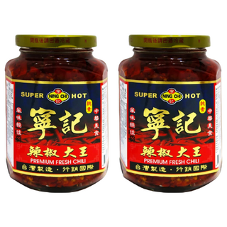 寧記 辣椒大王, 新鮮辣椒醬 390g, 2罐