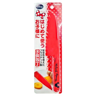 Skater 兒童菜刀, 米妮 紅色, 1支, 23.5 x 4.3 x 1cm