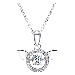 CF Diamond 項鍊 莫桑鑽 比利時8H切工 國際標準S925銀