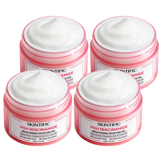 SKINTIFIC 菸鹼醯胺亮白保濕霜, 30g, 4罐