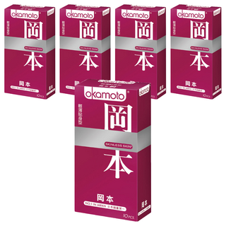 okamoto 岡本 衛生套 輕薄貼身型 口徑53mm, 10個, 5盒