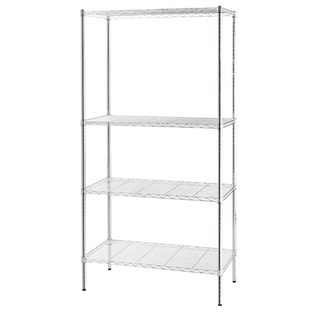 AMOS 亞摩斯 波浪架, 電鍍銀色, 4層