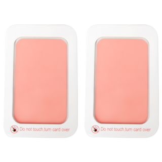 不沾手足印台 45g 粉色 寶寶手足印紀念品, 2個