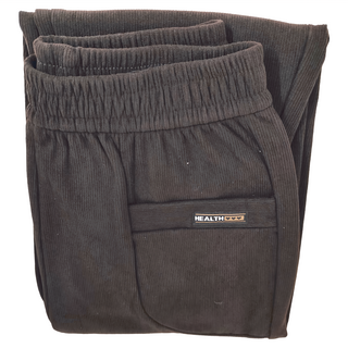 HEALTH 立體口袋休閒素色哈倫褲, 3XL, 深咖
