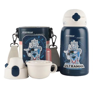 BEDDYBEAR 杯具熊 熊抱兒童保溫水壺 迪迦奧特曼, 540ml, 1個, 迪迦奧特曼 多色