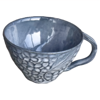 愛陶 拿鐵杯 日本製 陶瓷杯 250mL, 春櫻 灰色, 1個