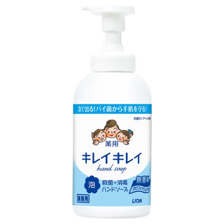 LION 獅王 趣淨 藥用泡沫殺菌消毒洗手液 無香味, 550ml, 1瓶