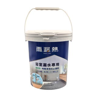 Holauziat 雨漏熱 地板浸泡止漏劑 浴室漏水專用 修補細微裂縫 4Kg, 1桶