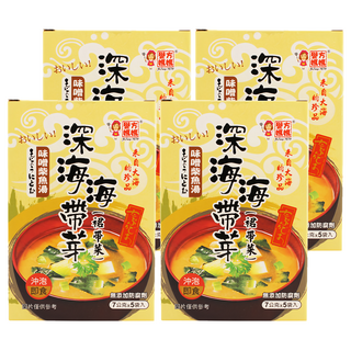 譽方媽媽 深海海帶芽味噌柴魚湯 7公克x5袋入 沖泡即食, 35g, 4盒
