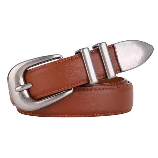 真皮牛皮帶寬女士針扣腰帶 LL178