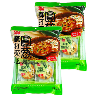 安堡 圓蔥蘇打夾心 內含小包裝, 192g, 2袋