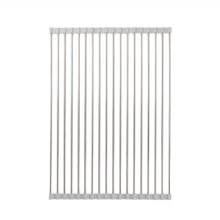 FAmILyLIFE 生活 304不鏽鋼蔬果碗盤瀝水架 A-139, 灰色, 1個