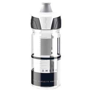 ELITE Crystal Ombra 繽紛 自行車水壺 550ml 無BPA 塑料材質, 白色, 1個