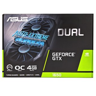 ASUS 華碩 DUAL-GTX1650-O4GD6-P-EVO 顯示卡, 1個
