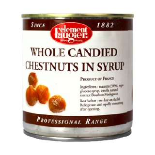 Clement Faugier 糖漬栗子, Whole Candied Chestnuts in Syrup, 540g, 1罐