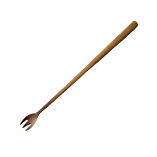Nachure Cutlery 天然木長柄攪拌叉 19x1.5cm, 1個