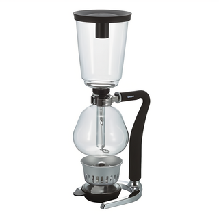 HARIO 好璃奧 新世代虹吸壺 600ml, 黑色 + 透明, 1組