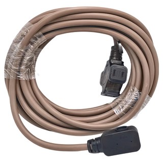 SUN JAKE 永旭電工 3插座耐熱動力軟線，F型平貼式插頭, 沙色, 1條