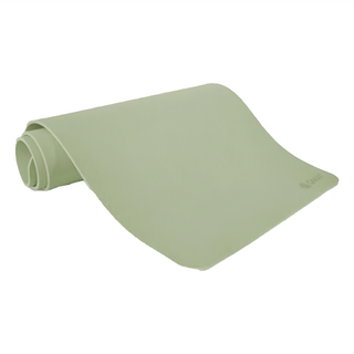QMAT 瑜珈墊 附大束袋 + 中網袋 180 x 60 x 0.8cm 迷霧綠 防滑舒適, 1組