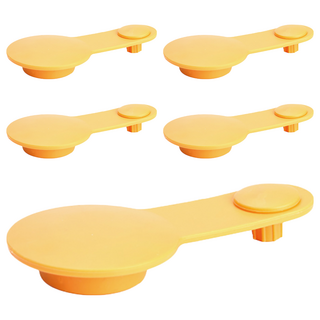 PiYOPiYO小鴨 浴盆塞 (830185雙色浴盆專用), 黃色, 5個, W11× L5.5 cm