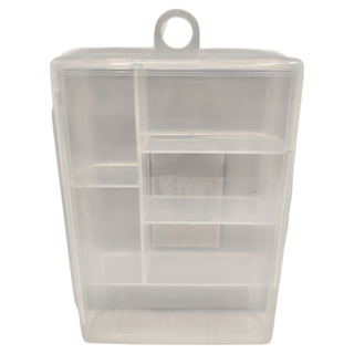 佳斯捷系列 8635 隨身小物盒 12 x 8.8 x 2.5cm 40g 4個, 透明色, 1組