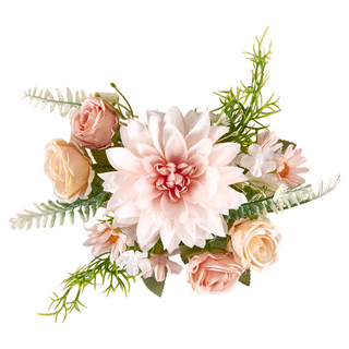 KUIBAO 快豹生活 Ingrid 北歐大麗仿真花束 32g, 粉色, 6個