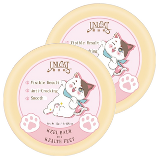 UNICAT 變臉貓 超保濕護足霜, 12g, 可見效果, 抗裂, 平滑, 2個, 1入