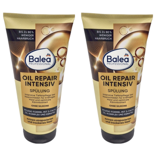 dm Balea 芭樂雅 OIL REPAIR INTENSIV 受損髮質潤髮乳, 深層護理，強韌髮質，易於梳理，無矽靈, 200ml, 2件