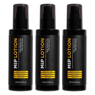 MIP 保濕修護乳液 植物萃取 基礎護膚 強力保濕 健康肌膚 柔和香味, 150ml, 3瓶